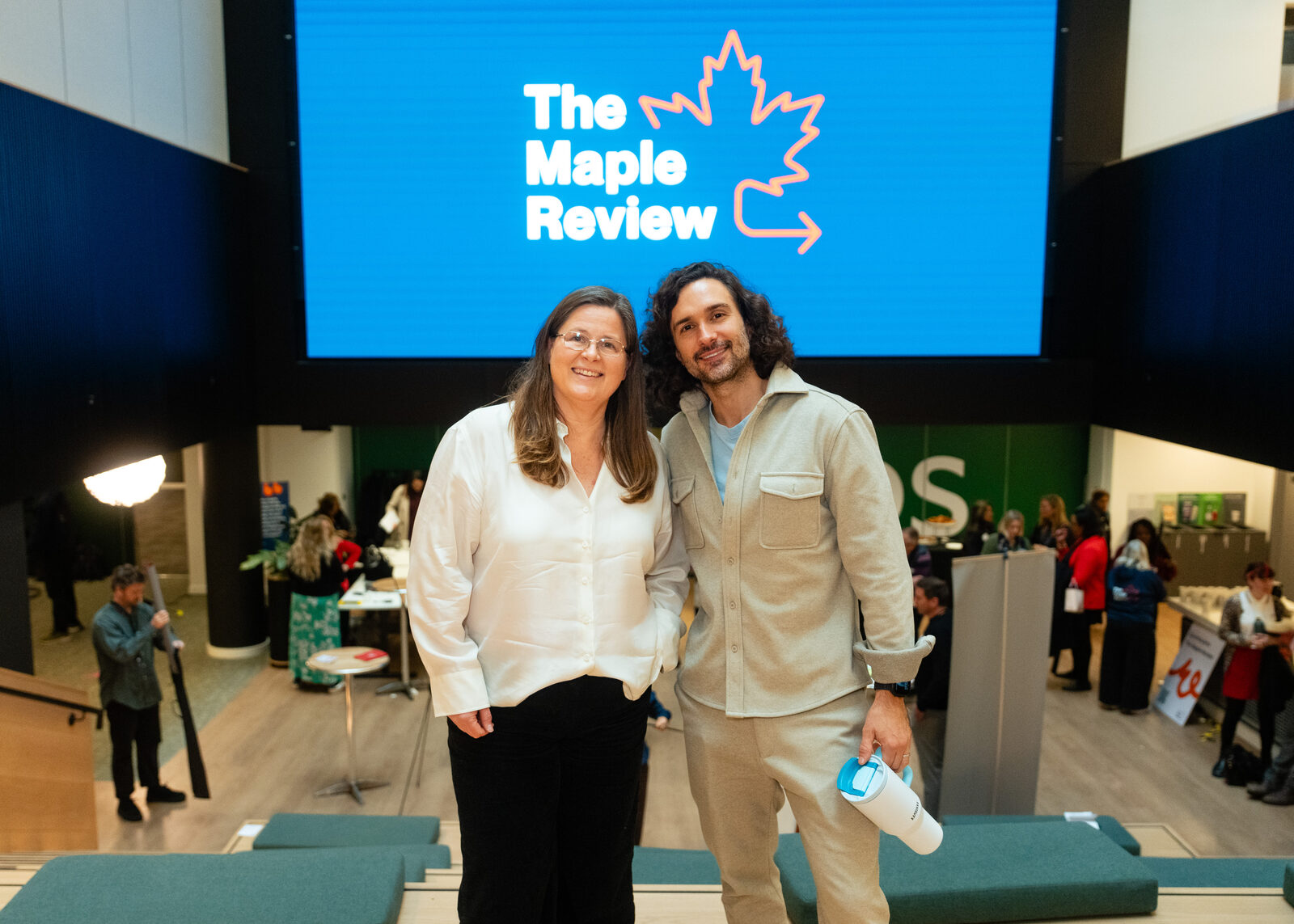 Maple Review launch with Michelle Ovens CBE and Joe Wicks